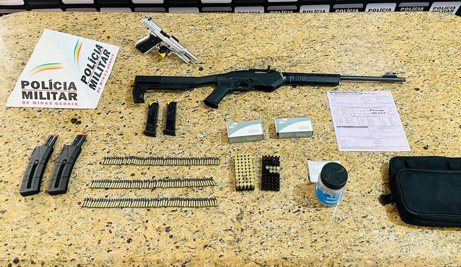 Autor de disparos de arma de fogo em Leopoldina é preso pela Polícia Militar