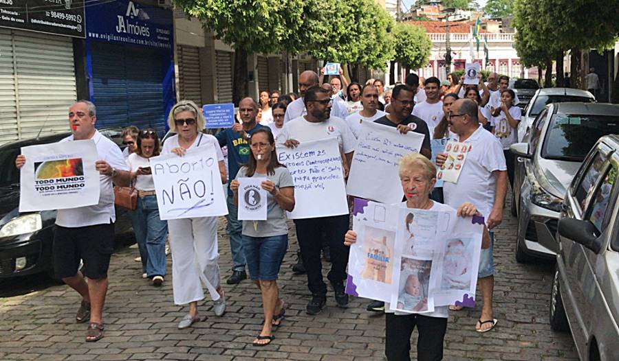 Ato ecumênico em Leopoldina protesta contra descriminalização do aborto