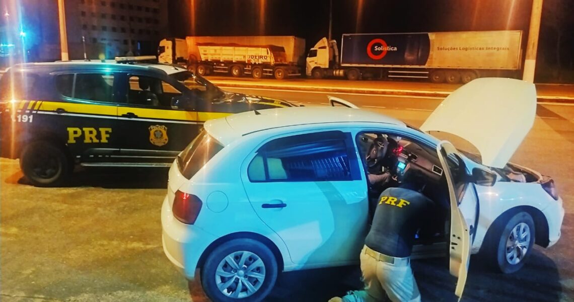 Fiscalização da PRF em Muriaé recupera mais um veículo furtado no Rio de Janeiro