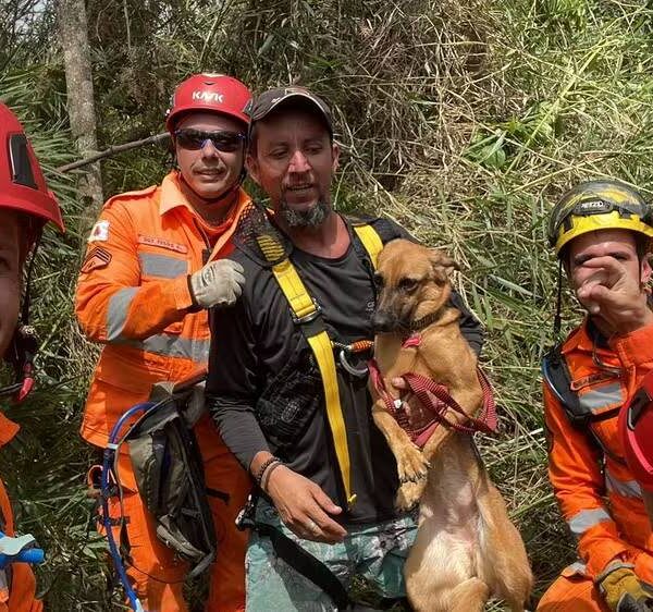 Atleta que saiu para fazer trilha e se perdeu em mata é encontrado pelos bombeiros
