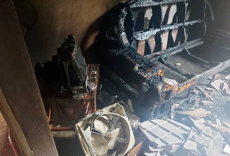 Homem de 59 anos morre após incêndio em Cataguases