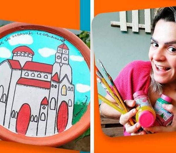 Exposição da Artista leopoldinense Camilla Pereira é destaque em abril na Casa de Leitura Lya Botelho