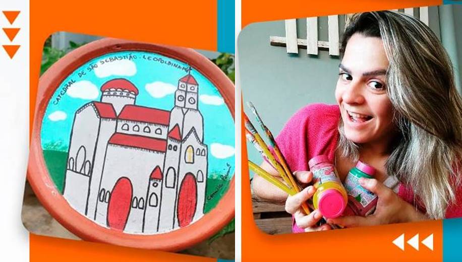 Exposição da Artista leopoldinense Camilla Pereira é destaque em abril na Casa de Leitura Lya Botelho