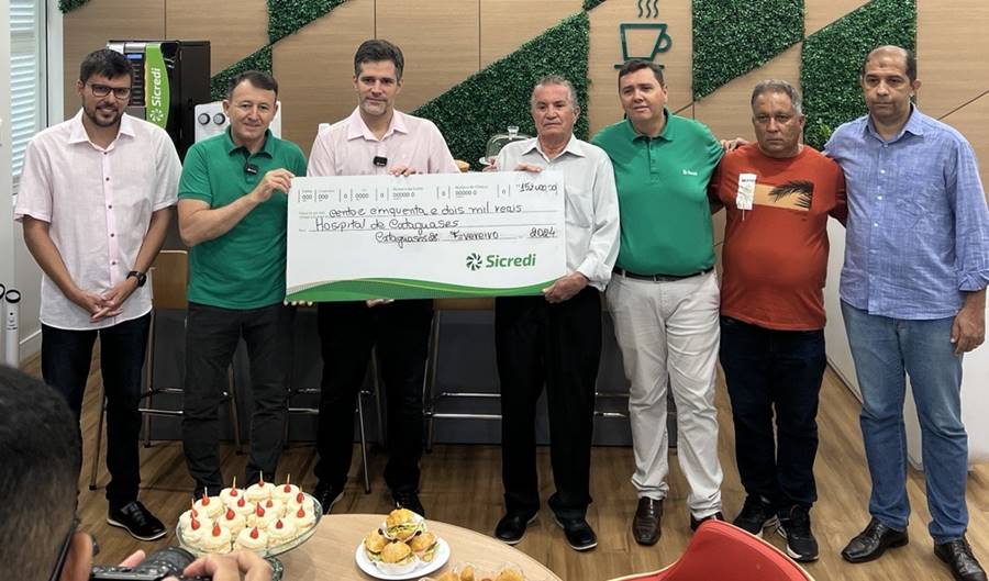 Sicredi destina mais de R$ 150 mil para Hospital de Cataguases