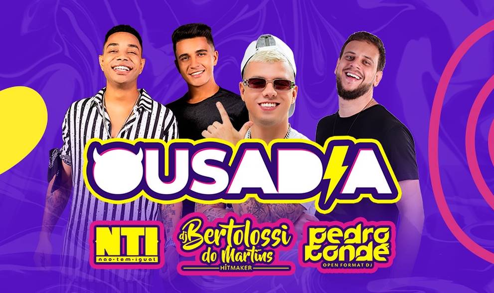 OUSADIA na Stone House agita fim de semana em Leopoldina