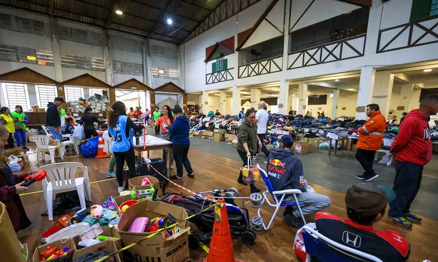 Campanhas solidárias aos flagelados do Rio Grande do Sul são realizadas em Leopoldina