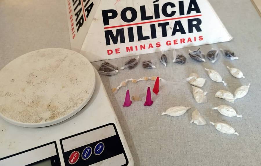 PM apreende drogas e prende homem em Dona Euzébia