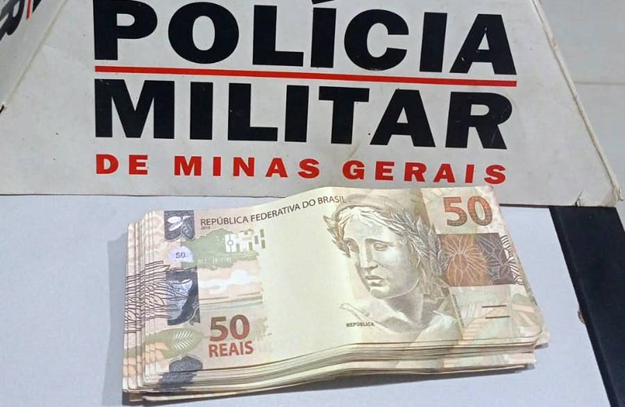 PM apreende R$ 2,2 mil em notas falsas após homem tentar pagar despesas no comércio de Dona Euzébia