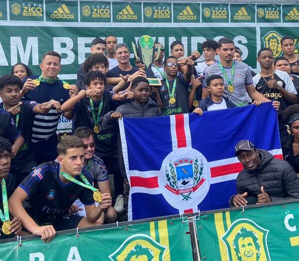 Equipe sub-16 de Argirita vence Copa Zico de Futebol em Juiz de Fora