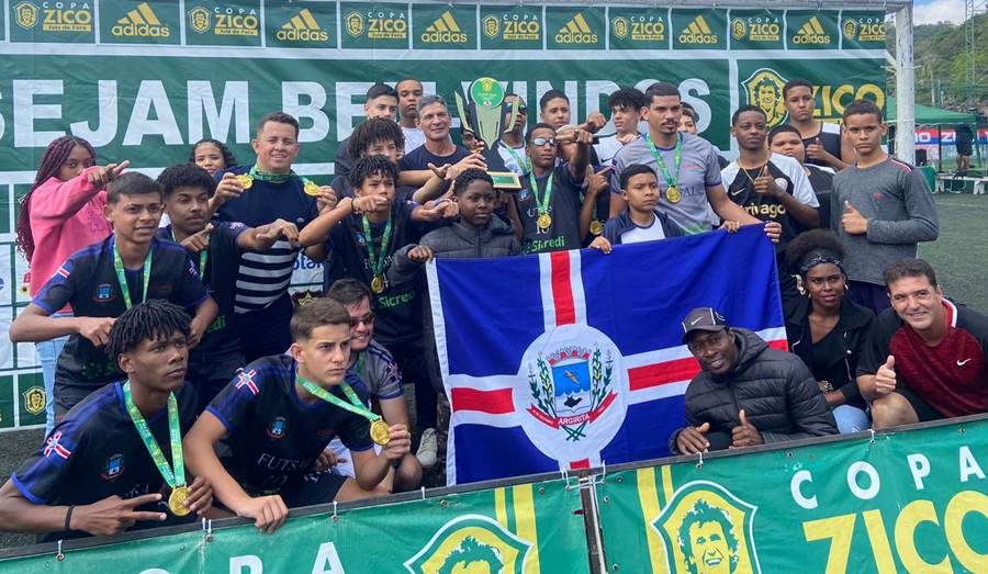 Equipe sub-16 de Argirita vence Copa Zico de Futebol em Juiz de Fora