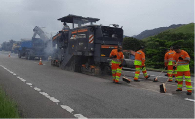 EcoRioMinas faz serviços de manutenção em trechos da BR-116 na região