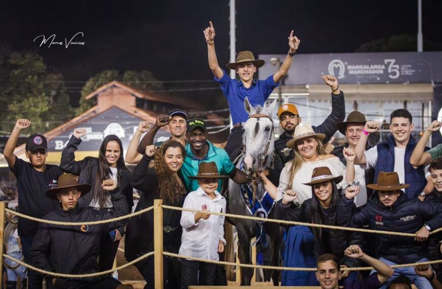 Leopoldinense de 16 anos conquista pódio na 41ª Exposição Nacional do Cavalo Mangalarga Marchador em BH