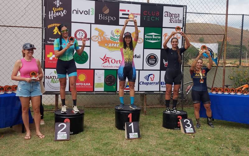 Ciclistas de Leopoldina são destaque na 6° Apae Bike de Além Paraíba