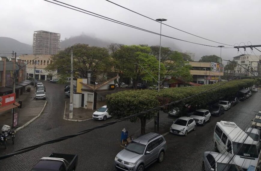 Defesa Civil alerta para possibilidade de forte chuva nas próximas horas em Leopoldina