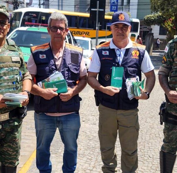 Campanha da Defesa Civil Estadual quer evitar incêndios e queimadas em Leopoldina e região