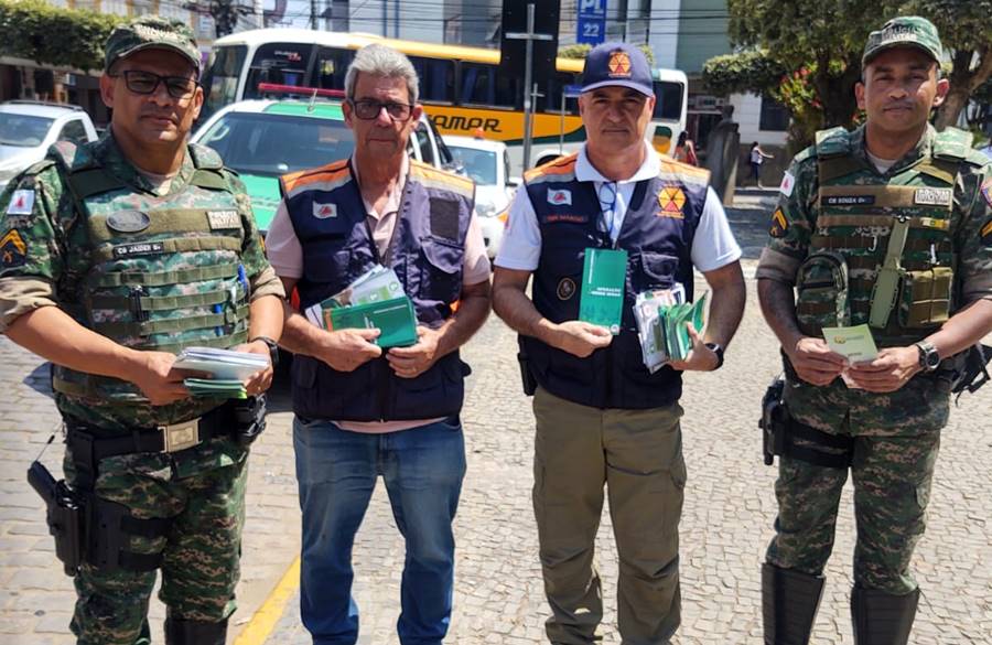 Campanha da Defesa Civil Estadual quer evitar incêndios e queimadas em Leopoldina e região