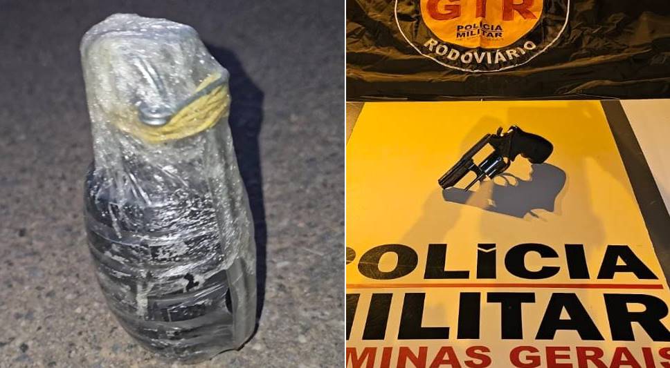 Polícia Militar Rodoviária apreende adolescente com granada e revólver na mochila