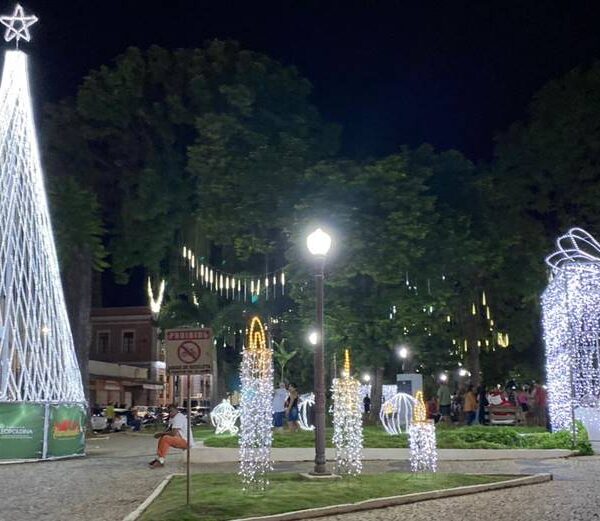 Natal Iluminado 2024 é aberto oficialmente em Leopoldina