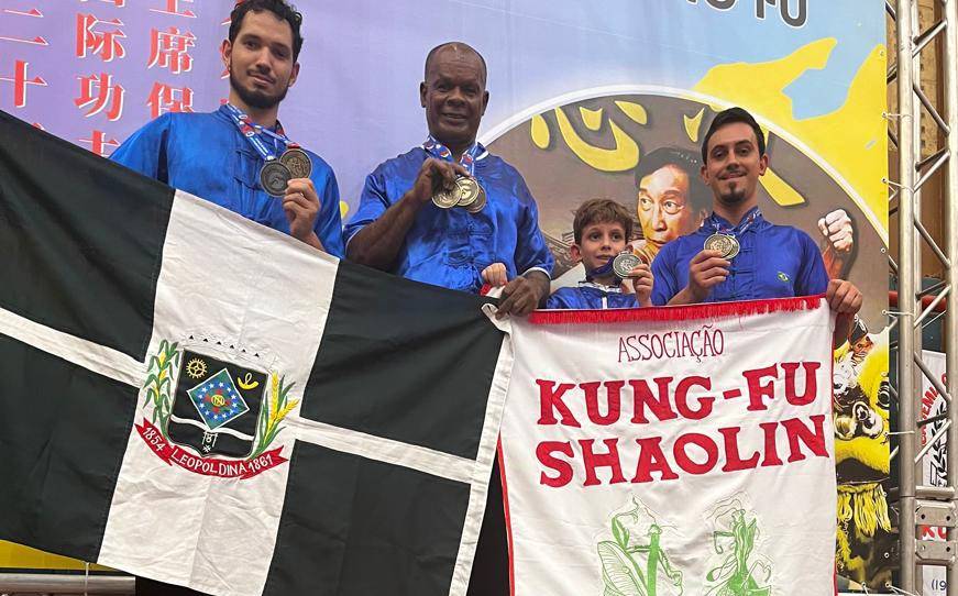 Escola ‘Tang Lang Quan’ leva Leopoldina, Minas e Brasil ao pódio do 20º International Cup Brazil of Kung Fu