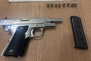 Motorista é detido após ser flagrado com arma de fogo no Limoeiro em Leopoldina