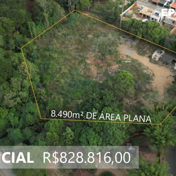 Oportunidade Imperdível: EPAMIG leiloa terreno de aproximadamente 8.490 m² em Leopoldina
