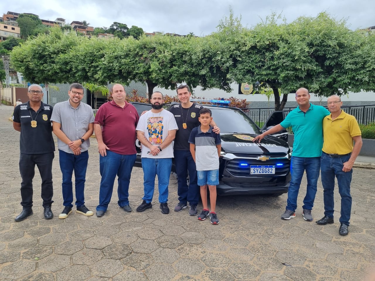 Polícia Civil de Leopoldina recebe nova viatura para reforço da frota