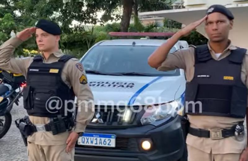 Militares do Batalhão de Leopoldina prestam homenagem a soldado morto ao tentar salvar homem em Contagem