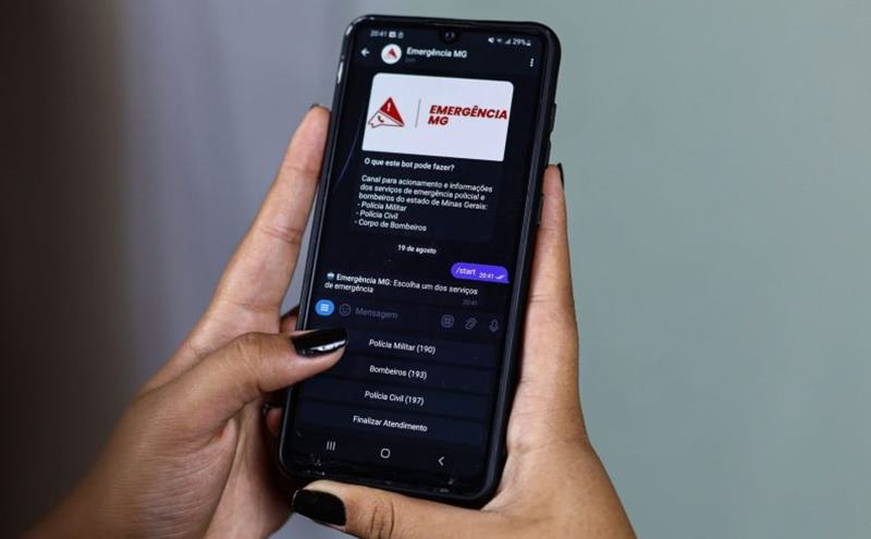 Cidades mineiras já podem acionar forças de segurança pela internet