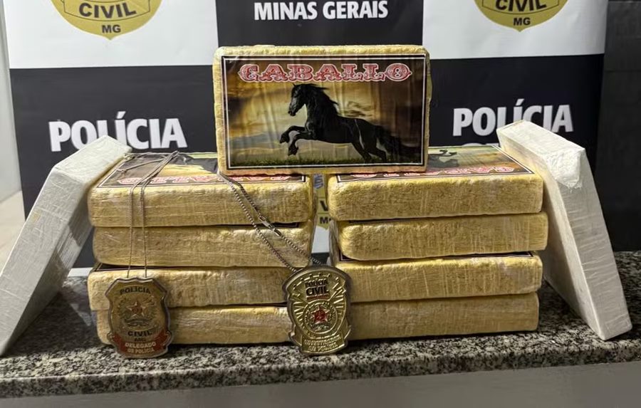 Homem é preso com 11 barras de cocaína ao desembarcar na rodoviária de Muriaé
