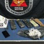 Operação da PM no Bandeirantes em Leopoldina prende duas pessoas e apreende drogas