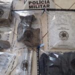Polícia Militar apreende drogas e prende duas pessoas em Astolfo Dutra