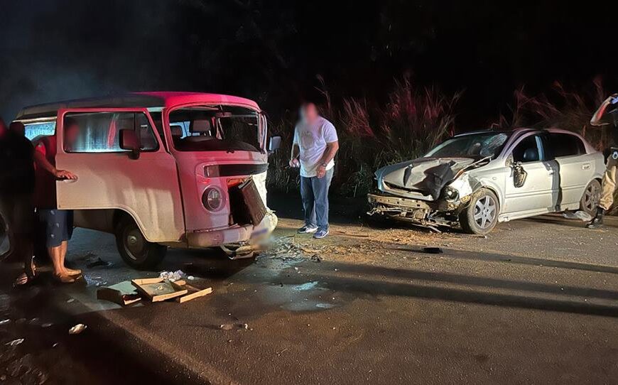 Colisão na MG-285 deixa 4 pessoas feridas em Cataguases