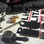 Arsenal e veículos roubados são localizados em distrito de Astolfo Dutra