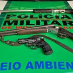 Polícia Militar de Meio Ambiente apreende armas e prende suspeito em Cataguases