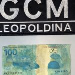 Idoso usa nota falsa de R$ 100 para pagar boleto e acaba detido pela Guarda Civil de Leopoldina