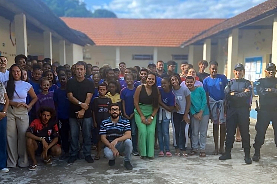 Ações educativas são realizadas pela Guarda Civil Municipal nas escolas de Leopoldina