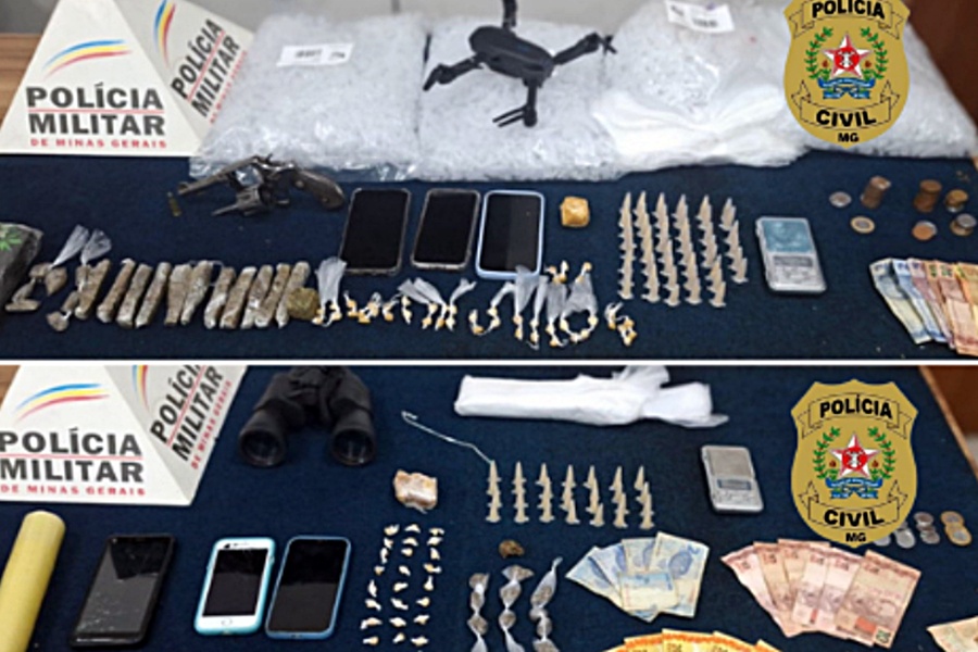 Polícia Civil e PM prendem três homens por tráfico de drogas em Dona Euzébia