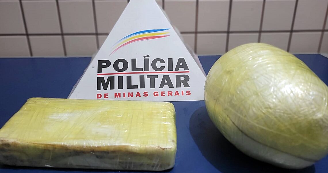 Polícia Militar apreende 3,5 kg de pasta base de cocaína em Leopoldina
