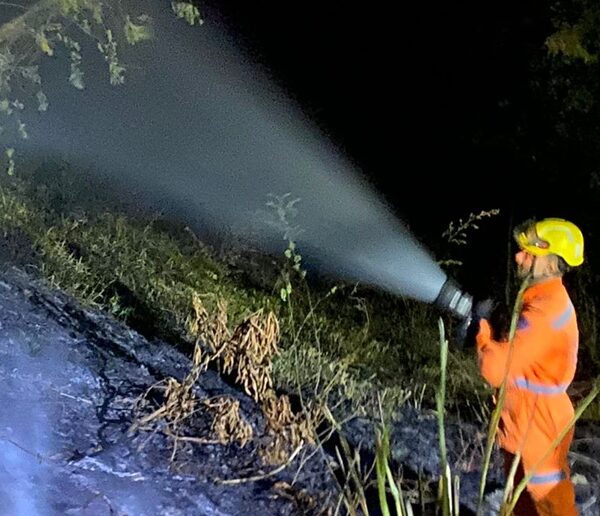 Incêndio em vegetação atinge 2 hectares e mobiliza Corpo de Bombeiros em Leopoldina