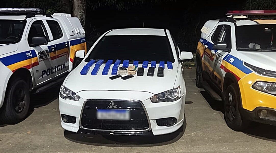 Motorista tenta fugir de abordagem e 19 barras de maconha e crack são apreendidas em Astolfo Dutra