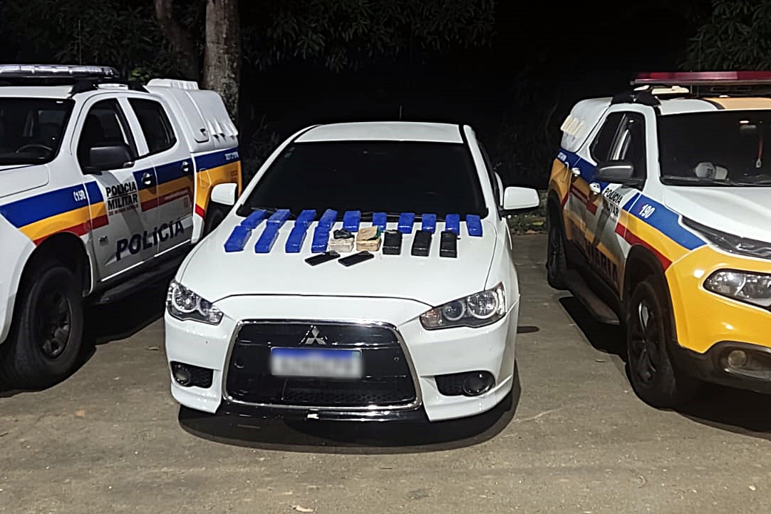 Motorista tenta fugir de abordagem e 19 barras de maconha e crack são apreendidas em Astolfo Dutra