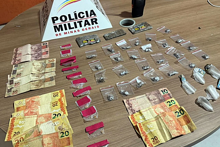 PM prende três homens e apreende drogas em Recreio