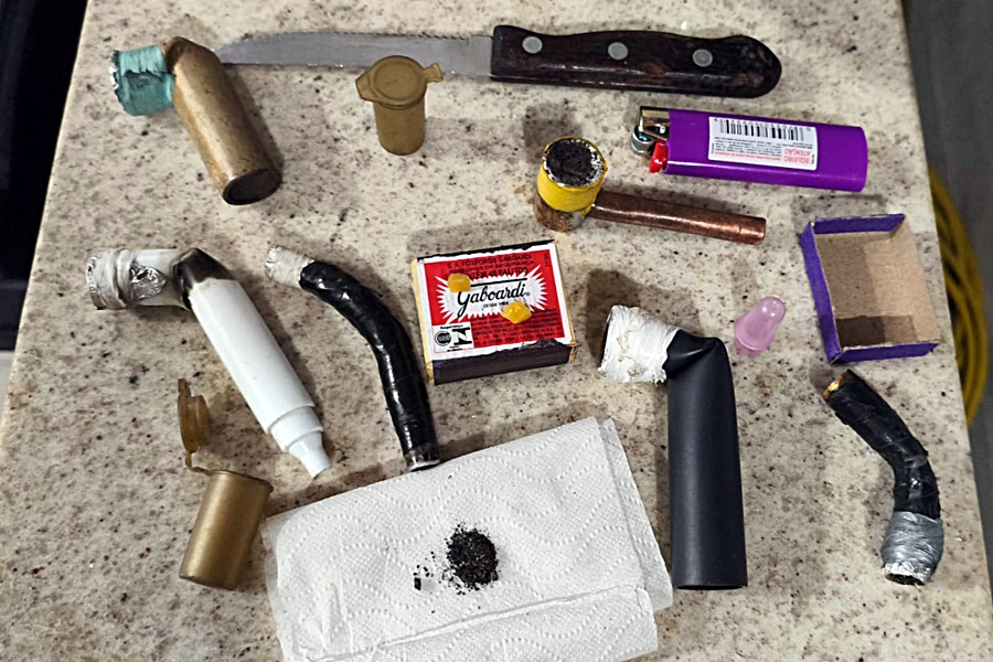 Usuários de crack são presos durante abordagem da GCM de Leopoldina