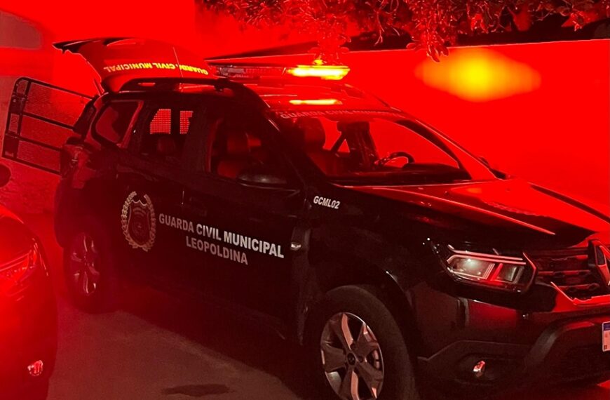 Homem é preso pela GCM após ameaçar pedestres com enxada em Leopoldina