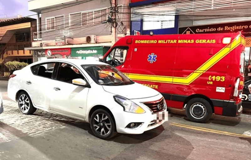 Grávida, criança e idosa são atropeladas por carro ao atravessarem faixa de pedestre em Muriaé