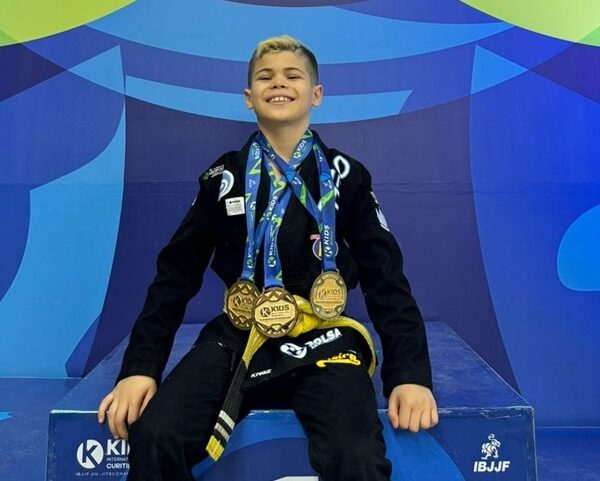 Leopoldinense Theo Garcia, de 9 anos, conquista novos títulos e lidera ranking internacional