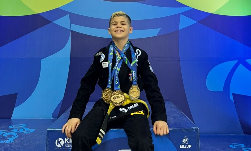Leopoldinense Theo Garcia, de 9 anos, conquista novos títulos e lidera ranking internacional