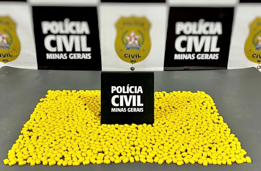 Polícia Civil apreende mil comprimidos de droga sintética em Rio Pomba