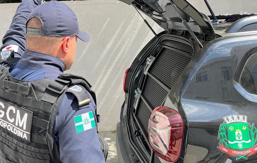 Homem que portava barra de ferro é preso após agredir agente da Guarda Civil em Leopoldina