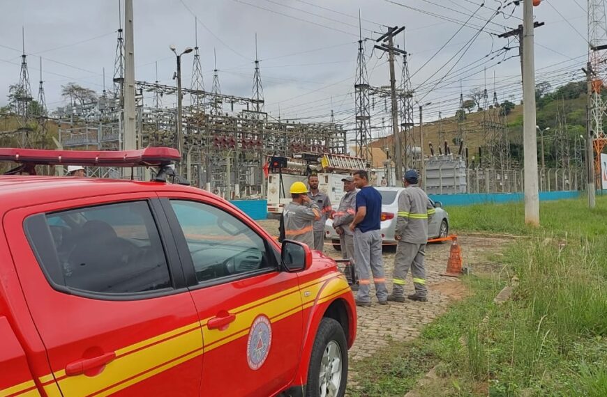 Energia é restabelecida em todo município de Leopoldina após incêndio em subestação